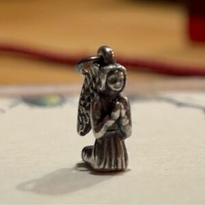 James Avery Silver Angel Pendant